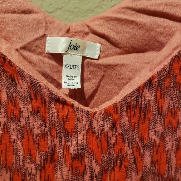 Joie Bondi Tiered Midi Sleeveless Dress in Tea Rose Size XXL - Picture 3 of 9